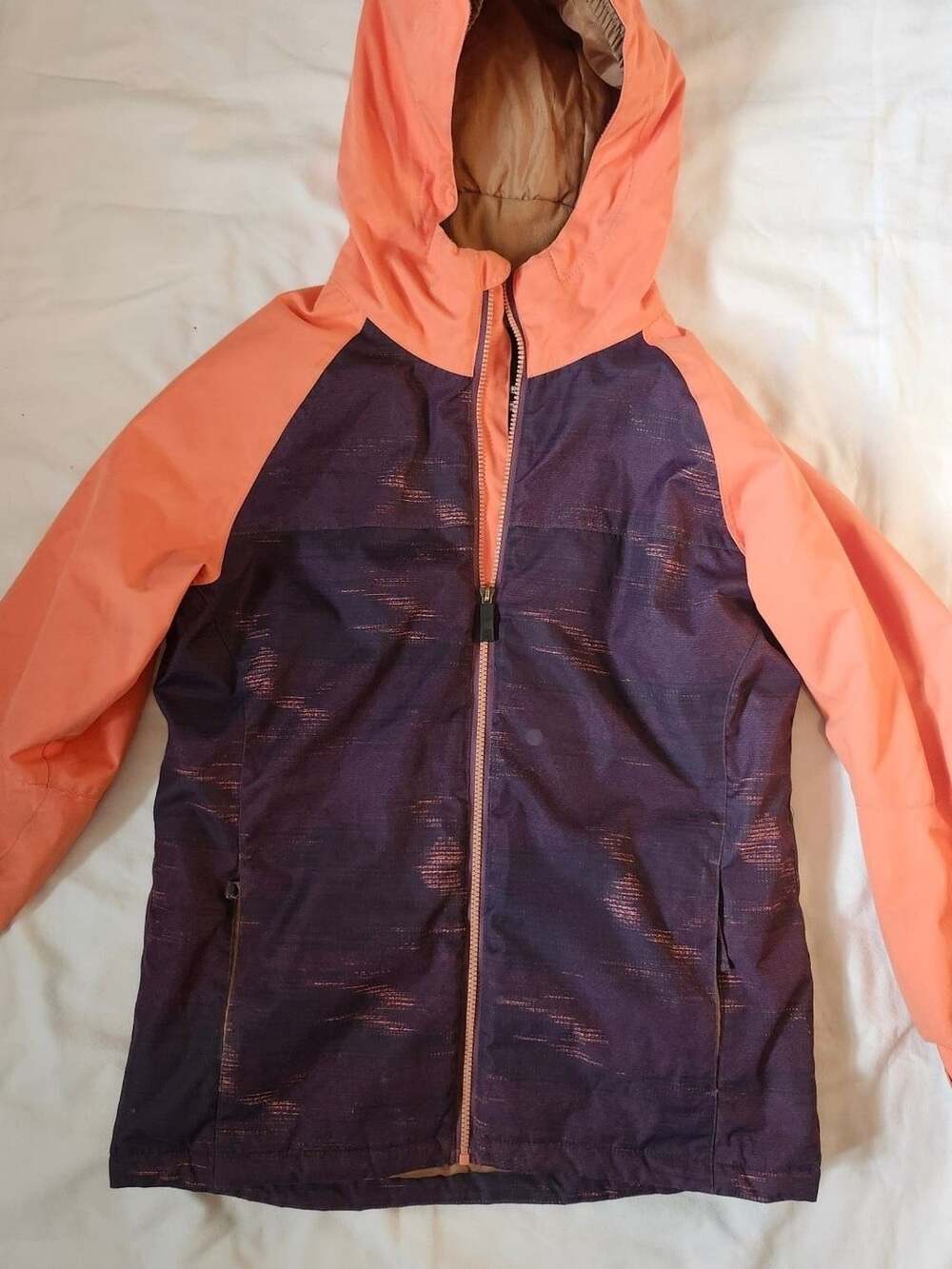 686 Youth Speckle Insulated Snow Jacket Size Youth 10K Orange Purple